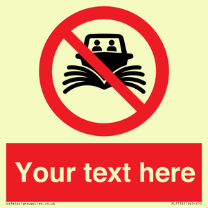 Custom prohibition do not create wash no speeding of watercraft